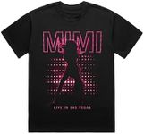 Mariah Carey Official Tour Merch Mimi T-Shirt, Black, Medium