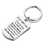 ENSIANTH Dog Dad Dog Mom Gift Pet Owner Rescue Gift Dog Lover Keychain Best Dog Dad Gift (Dog Dad Keychain)