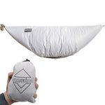 onewind Premium Hammock Windsock, Lightweight and Wind-Resistant Underquilt Protector for Winter and Cold Weather Backpacking, Light Grey