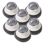 HOLIDYOYO 6Pcs Stainless Steel Wool