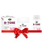 Laven B-Tone Cream-100ML,Laven B-Tone Capsule-60 Women Wellness Combo For Women Breast Tightening - Firming,Feminine Nourishment, Body Firmness & Skin Elasticity