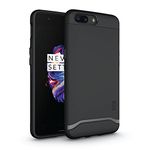 TUDIA DualShield Designed for OnePlus 5 A5000 Case, [Merge] Heavy Duty Protection Slim Hard Shell Phone Case Cover for OnePlus 5 (Matte Black)