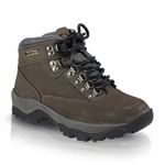 Northwest Territory Inuvik Men's Hiking/Walking Leather Waterproof High Rise Boots, Grey, 10 UK