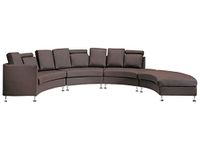 Curved Leather Sectionals