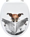 Elongated Toilet Seat Dog Jack Russel