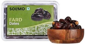 Amazon Brand - Solimo Fresh Fard Dates(Omani)|Khajoor/Khajur|Preservative-Free|Natural Sweetener|Hygienically Packed (500 Grams)