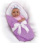 The Ashton - Drake Galleries ‘My Little Baby Girl’ Newborn baby girl doll – Lifelike reborn So Truly Real® Realistic baby girl doll with RealTouch® vinyl skin