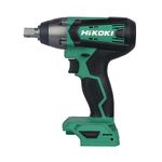 HIKOKI Wr18Dfw4Z Cordless Impact Fixed Square Wrench, 18V, Max Torque 255Nm, 12.7Mm (1/2") Square Bit Shank, 0-2400 Rpm, 1.4 Kg, Bare Tool