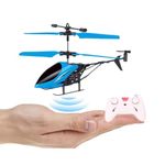 MOFNOS Remote Control Helicopter with Hand Gravity Sensor USB Charging Helicopter Toy| 3D Light & Safety Sensor for Kids Age 4+ Years Indoor and Outdoor Sport Toy (Multicolor)