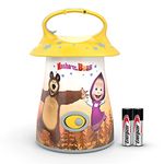 Energizer LED Lantern, Masha and The Bear, Kids Headlamp, Safe Luminosity, Batteries Included