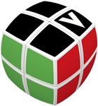 V-Cube - 2x2 Colour-Matching Puzzle Curved Shape - Printed Shape - Classic Problem-Solving Cube - Speed Cube