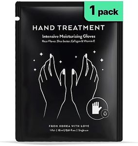 Premium Hydrating Hand Mask Gloves for Collagen Hand Repair Treatment - Moisturizing Gloves Hand Masks for Spa Day - Hand Gloves Moisturizing Overnight Hand Care for Dry Cracked Hands, 1 Pack