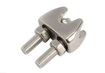 einnovative 8 mm Stainless Steel U - Bolt Type Wire Rope Clip Clamp Regular for BOAD Heavy Duty U-Bolt Type Wire Rope Clip Clamp (6)