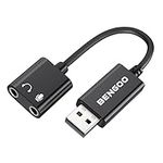 BENGOO USB Sound Card Adapter,USB A