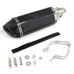 38mm 51mm Universal Motorcycle Muffler Exhaust Slip on Exhaust Pipe with Silencers 1.5" 2" Removable DB Killer For Dirt Bike Street Bike Scooter ATV