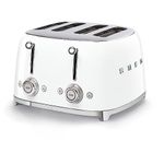 Smeg White Retro 4 Slice Toaster