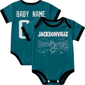KREDE Jacksonville Bodysuit Custom Name Baby Clothes for Baby Boy Gifts