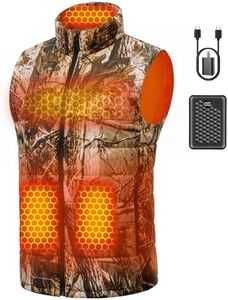 Men Heated Vest Battery Pack Included Rechargeable Hat Gloves Army Jacket Apparel Tactical Gear Military Accessories Socks Mittens Ear Hand Warmer Muff Hunting Essential Camo Coat Gadget Equipment
