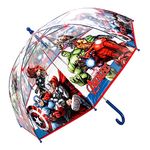 Zawadi Global Avengers Dome Umbrella for Kids Childrens Boys Girls Brolly with Safety Opening