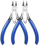 IGAN-330 Wire Flush Cutters (Pack of 2), Electronic Model Sprue Wire Clippers, Ultra Sharp and Precision CR-V Side Cutting nippers, Ideal for Clean Cut and Precision Cutting Needs