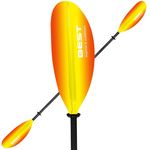 Best Marine and Outdoors Carbon Fibre Kayak Paddle 234cm – Lightweight 33oz, Double Ended Paddle with Feathered Blades – Ideal for Recreational Kayaking