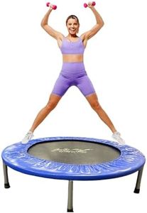 Rebounder Trampoline for Adults - Anti Slip 40 INCH Mini Trampoline for Indoor/Outdoor Exercise,Trampoline for Kids and Toddlers,Easy to Assemble, Stable Design, Max Load 150KG