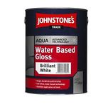 2.5LTR - JOHNSTONES TRADE AQUA GLOSS BRILLIANT WHITE