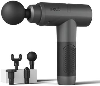Cult Impact Pro Gun Whole_Body Massager, 4500Mah Battery, 6 Speed Intensities, Deep Tissue Pain Relief, Multicolour