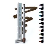 Wonderskin 1440 Longwear Brown Glitter Eyeliner Pencil - Waterproof, Sharpenable Eyeliner Pencil & Smudge Proof Brown Eye Liner Pencils (Gold Mocha)