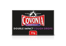 Covonia Double Impact Cough Drops Berry Blast 51g Extra Strong warming flavour and menthol vapour