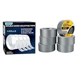 Lockport Heavy Duty Tape Bundle - Double Sided and Silver Duct Tape Multipack