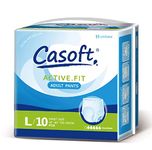 Incontinence Pants Women and Men | Casoft | Adult Nappies | Adult Diapers | Adult Incontinence Pull Up Pants (Large)