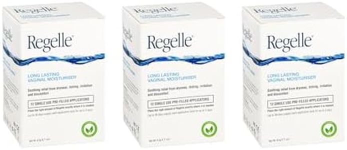 Regelle Vaginal Moisturiser – Clinically Proven Hydrating Gel for Vaginal Dryness & Discomfort – Hormone-Free, Long-Lasting Relief – 3-Month Supply
