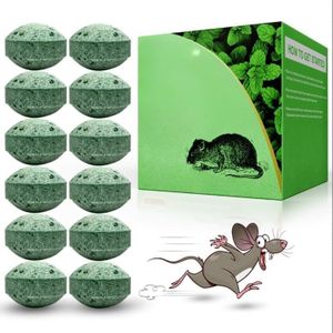 Mouse Repellent (10PCS)Rodent Repellents - Peppermint Oil Mouse and Squirrel Deterrent for Indoor-Outdoor Garage, Rat Poisoning for Inside Home, Natural Repellent to Keep Rodents Out of Car, Rat Controller Pills 10 pcs