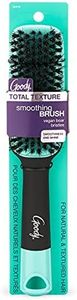 Goody x Total Texture Smoothing Brush - Vegan Boar Bristles Help Condition and Smooths Hair Cuticles for Enhanced Shine Shine - For Natural and Textured Hair - Non-Slip Grip