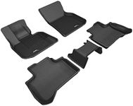 3D MAXpider Custom Fit Kagu Floor Mat (Black) Compatible with BMW X3 (G01)/X4 (G02) 2018-2023 - Full Set