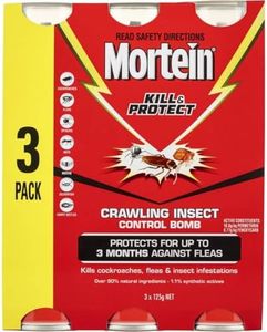 Mortein Kill and Protect DIY Crawling Insect Control Bomb 125 g (Pack of 3)