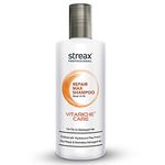 Streax Professional Vitariche Care Repair Max Shampoo For Women | Hair Shampoo With Biovit-A-OX Complex, Hydrolysed Flax Protein & Ceramide| Mild Shampoo For Dry, Damaged Hair, 300ml