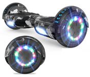 VOUUK Hoverboard, 6.5 Inch Two Wheel Hoverboard with Bluetooth Speaker with LED Light for Kids and Adults