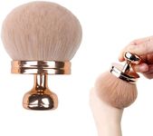 YAFIYGI Body Makeup Brush Extra Large Oval Self Tanning Brush Multipurpose 74mm Wide-Headed Self Tanner Brush Kabuki Sunscreen Brush for Legs Body Sunless Tan Streak Free Applicator (Rose Gold)