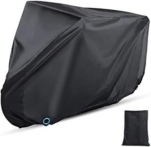 Bike Cover, Waterproof Outdoor Bicycle Cover with Lock Hole for Mountain Road Bikes