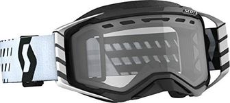 Scott Prospect Adult Snowmobile Goggles - Black/White Clear/One Size