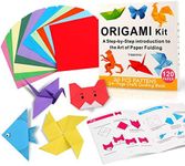 Yibeishu Origami Paper Kit with Instructions Book 20 Easy Origami Projects 6x6 Inch Origami Paper Double Sided Square Colorful Folding Paper Set for Kids Adults Beginners Activity