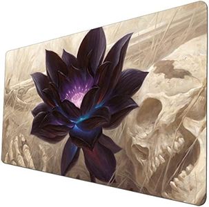 MTG Playmat, Game Mat 24 x 14 inches for MTG DTCG CCG RPG Trading Card Inked Game Playmats Smooth Rubber Surface Battle Game