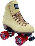 Sure Grip Tan Boardwalk Outdoor Roller Skates for Men & Women | Made in USA and Imported | 65mm Wheels with Nylon Sole Material - ABEC 3 Bearings with 5/8" Adjustable Rubber Stoppers