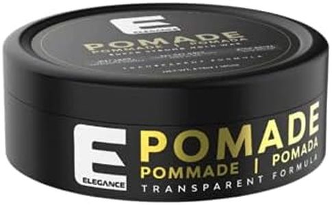 Elegance Hair Pomade, 4.73 Oz, Super Strong Hold Wax, Long-Lasting Hold and Shine, Wax Easy to Apply and Distribute