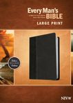 Every Man's Bible NIV, Large Print, TuTone (LeatherLike, Onyx/Black)