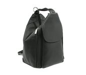 VISCONTI Leather Backpack Style 18357 Black