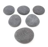 Rocks For Painting (Large Painting Rocks) Smooth Rocks For Rock Painting About 3 to 3.5 inches in Length - 6 Rocks