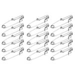 Stainless Steel Tuna Clips, 15pcs Portable Clips Durable Longline Branch Hangers Snap Fishing Accessory Easy On Off Float Line High Strength Tools for Floats Sharking Tuna Fishing Crabbing Shrimping